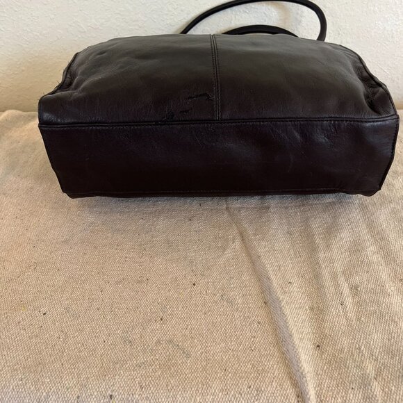 Wilson's Dark Brown Leather boho bohemian Festival Shoulder Bag - Picture 8 of 11